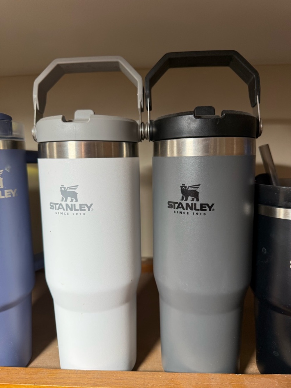 Stanley Insulated Tumblers - Light Gray & Charcoal